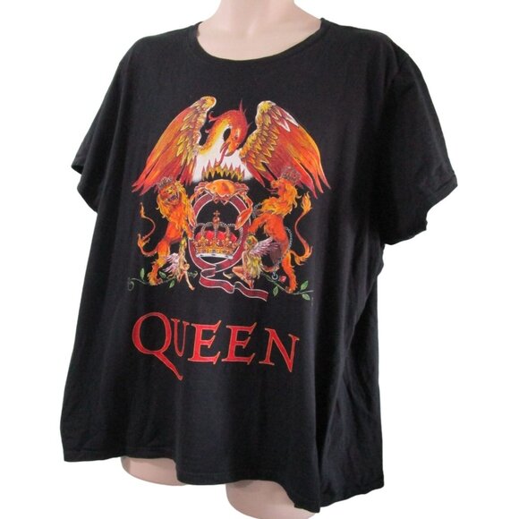 Queen Band T Shirt Port Company Ladies 3XL Black Rock Concert Tee EUC - Picture 7 of 10